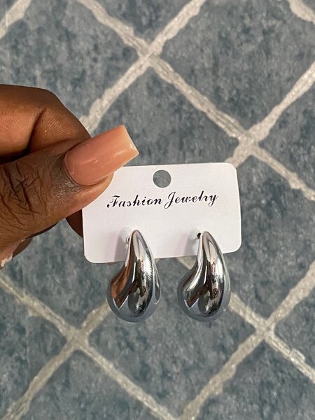 Raindrop earrings silver