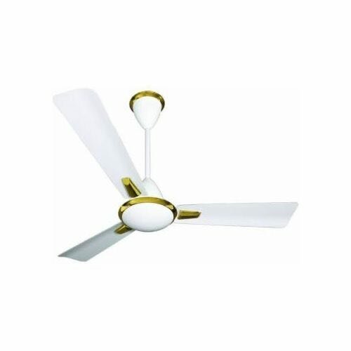 Crompton aura Ceiling Fan - 1400mm - White/Gold