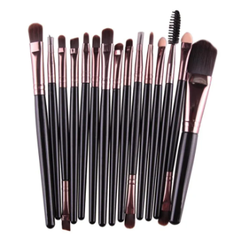 MAANGE Pro 15Pcs Makeup Brushes Set Eye Shadow Foundation Powder Eyeliner Eyelash Lip Make Up Brush Cosmetic Beauty Tool Kit Hot