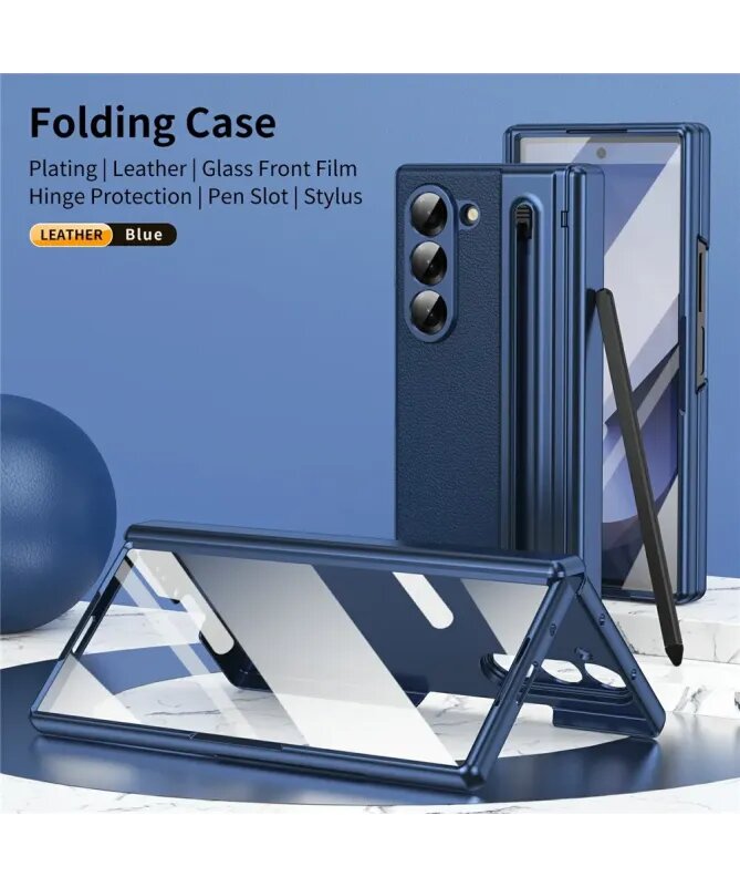 Housse pliable cuir fold7