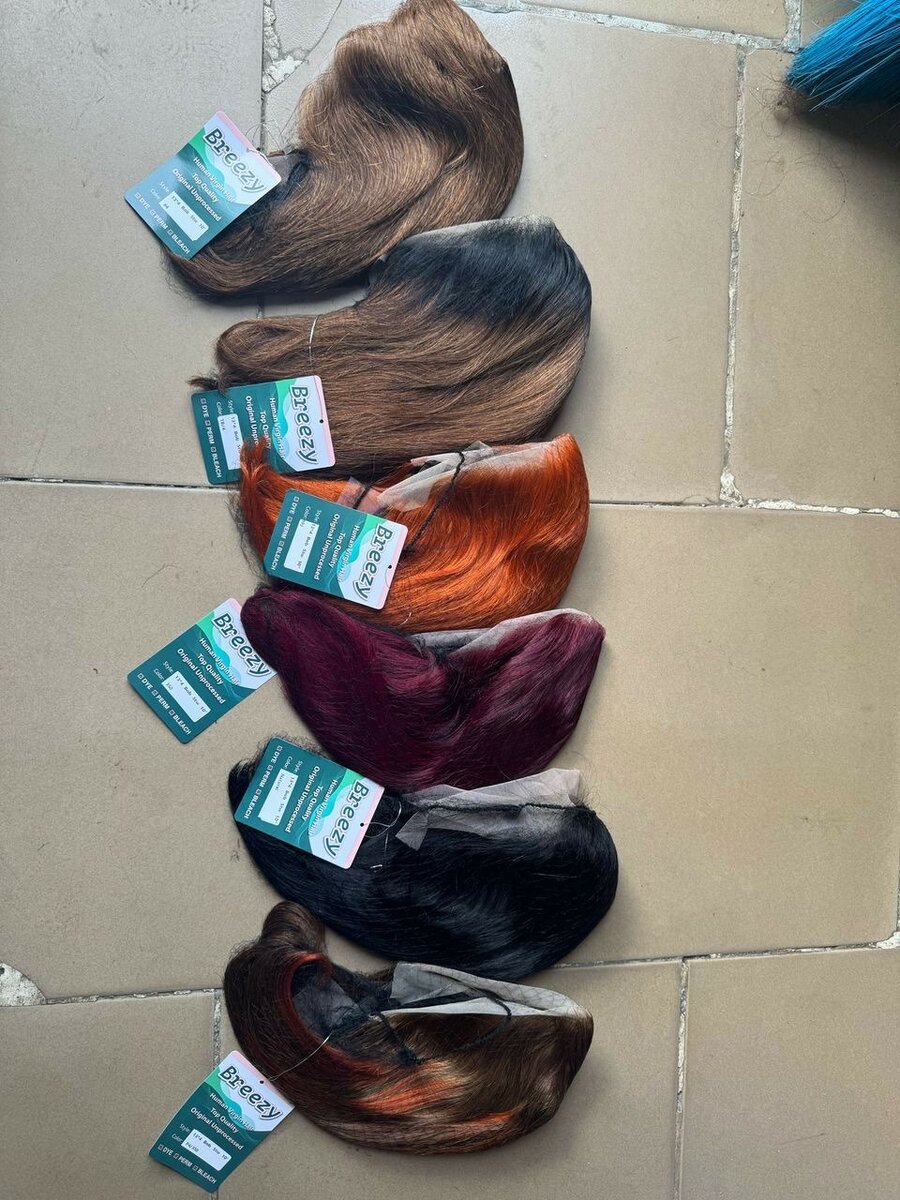 Perruque en cheveux naturels