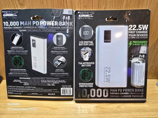 Chargeur Portable 10000 mAh