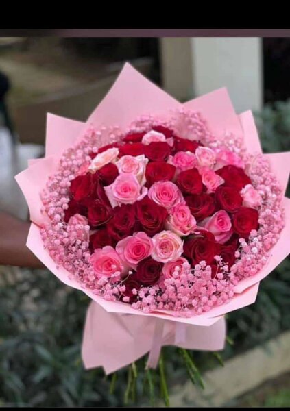 Bouquet romantique de roses