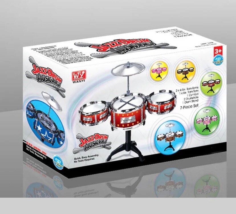 Batterie Enfant Jazz Rouge