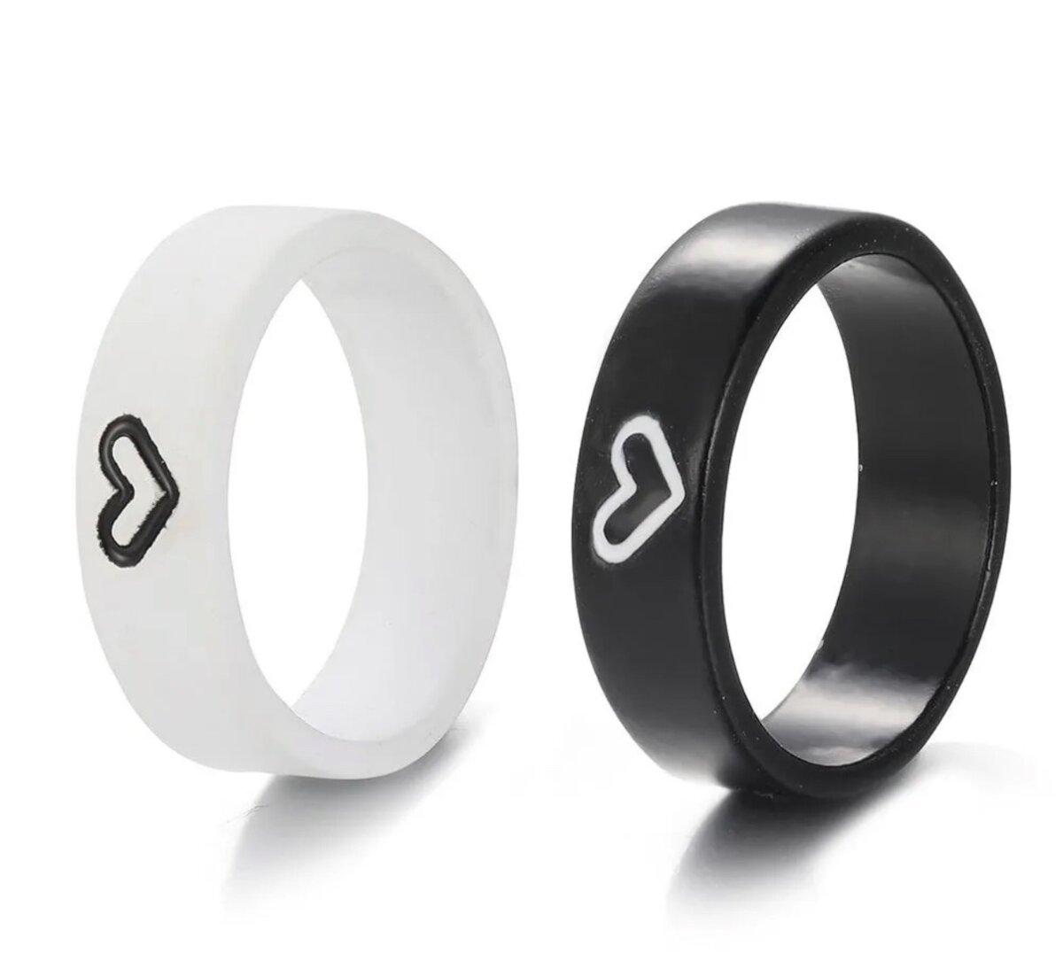 Кольцо с сердечком