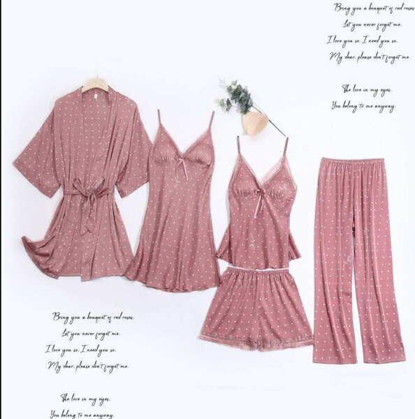 Ensemble de Nuit Femme 5 pièce