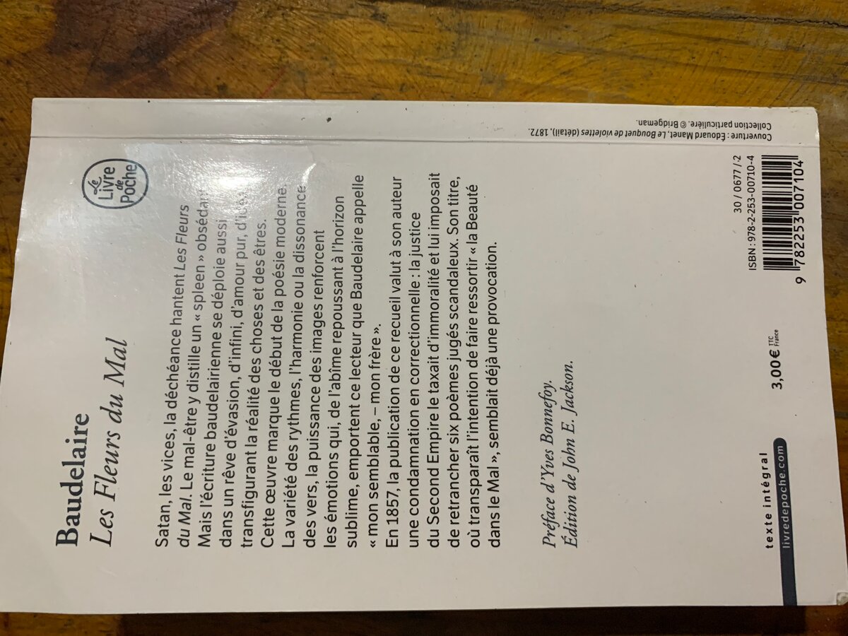 Les Fleurs du Mal - Baudelaire