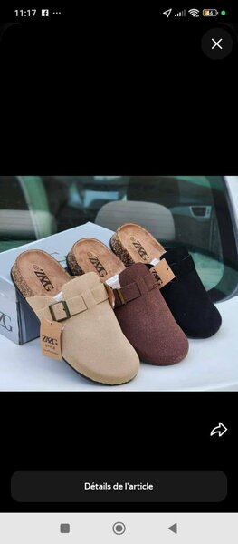 Chaussons en daim confortables