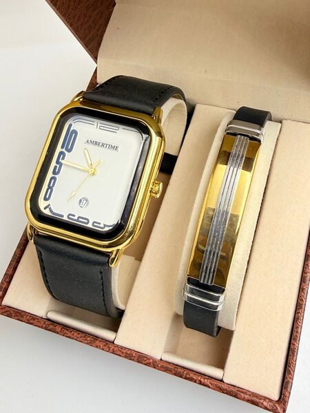 Montre homme AmbreTime avec bracelet