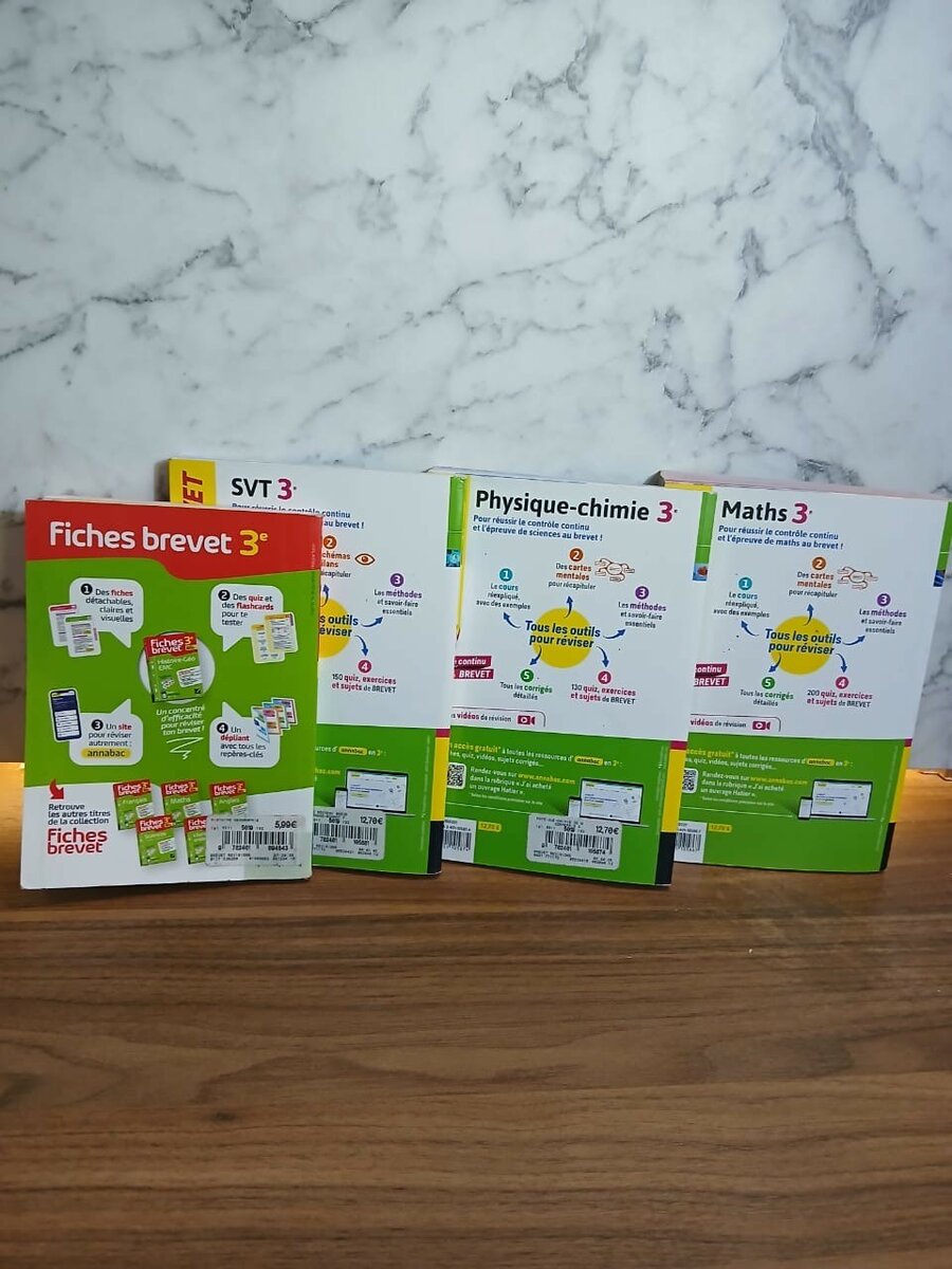 Set de Livres Prépa Brevet 3e