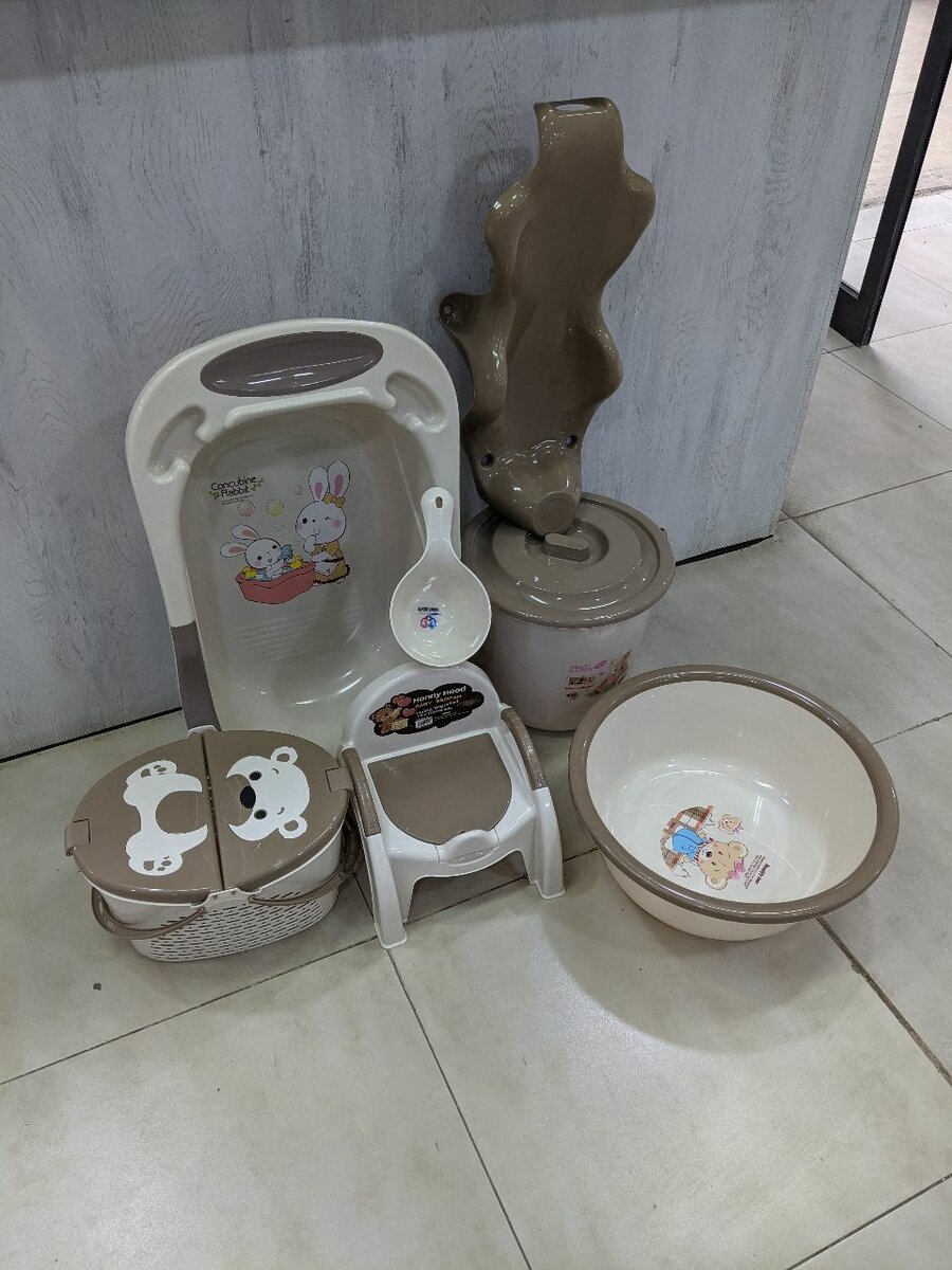 7pcs bath tub for a Baby