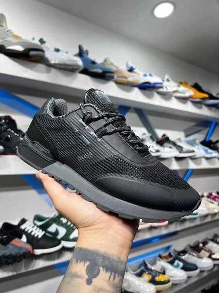 Sneakers noir homme mode