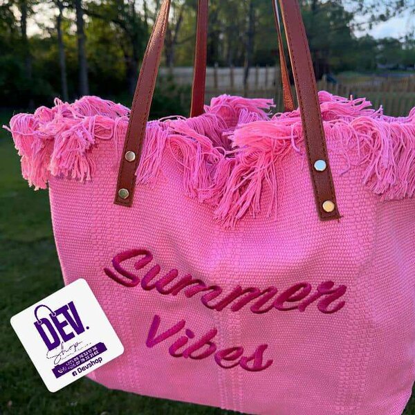 Sac fourre-tout frangé d'été