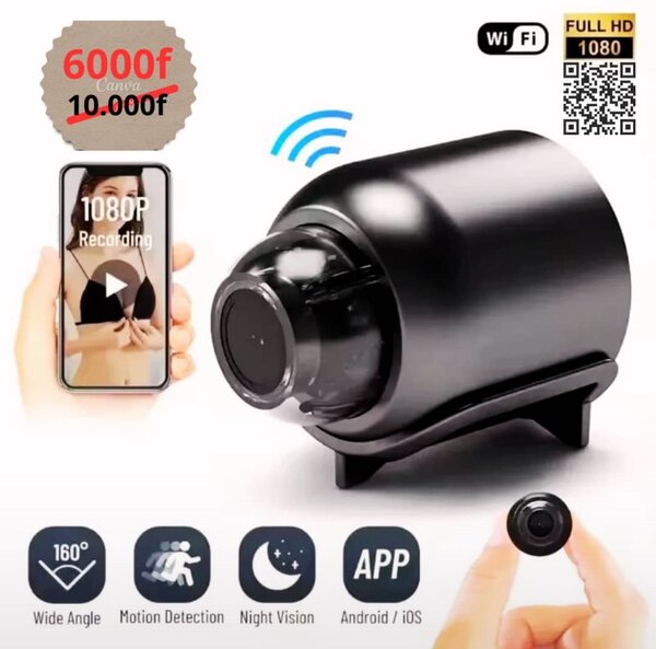 Caméra WiFi Full HD 1080P