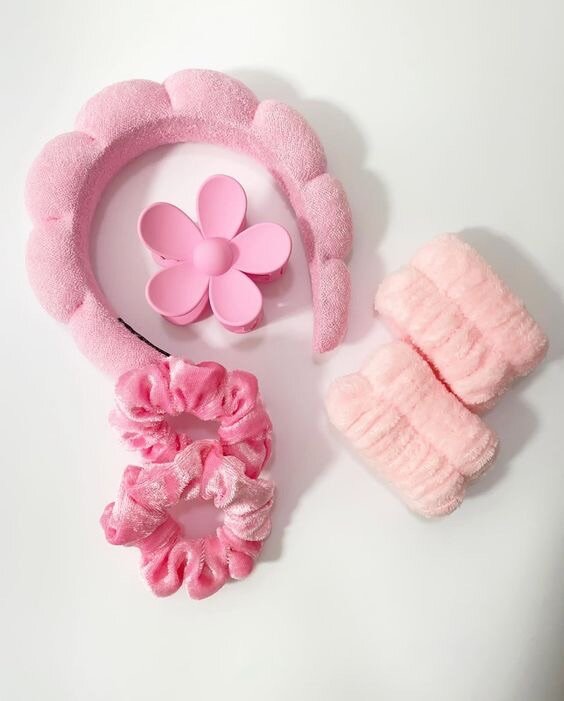 Kit d'accessoires coiffure doux