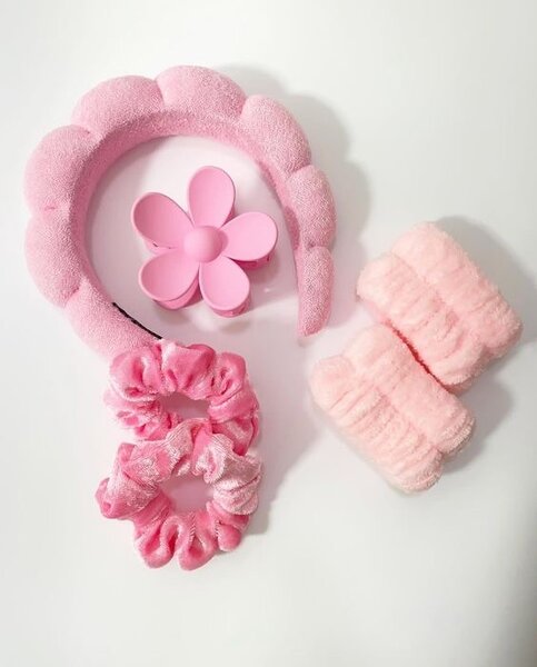 Kit d'accessoires coiffure doux