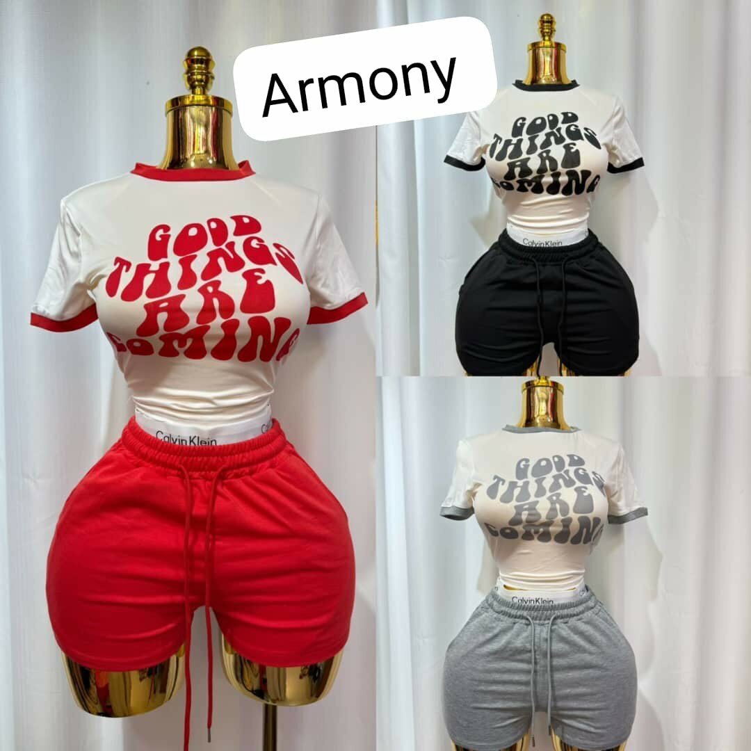 Ensemble T-shirt et Short Femme