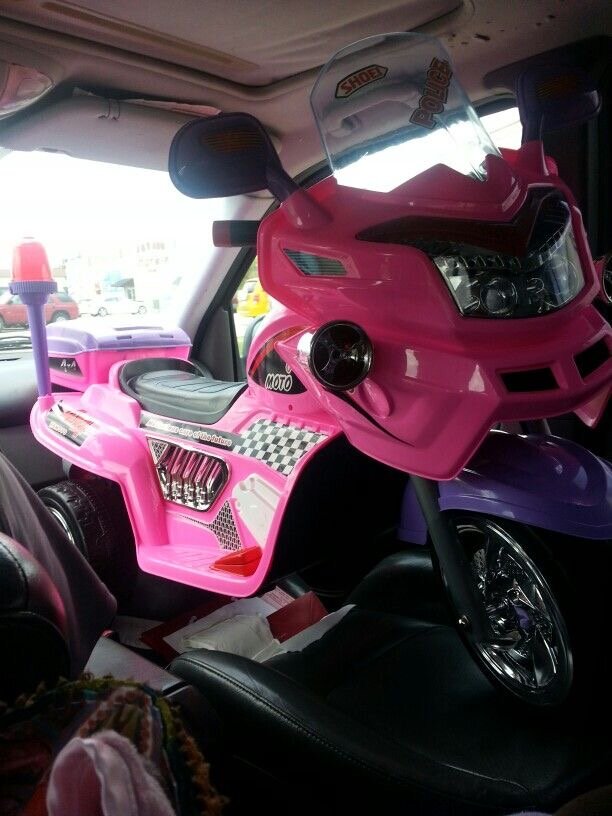 Moto électrique enfant rose