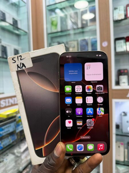 16 pro max 512 giga tout dor
