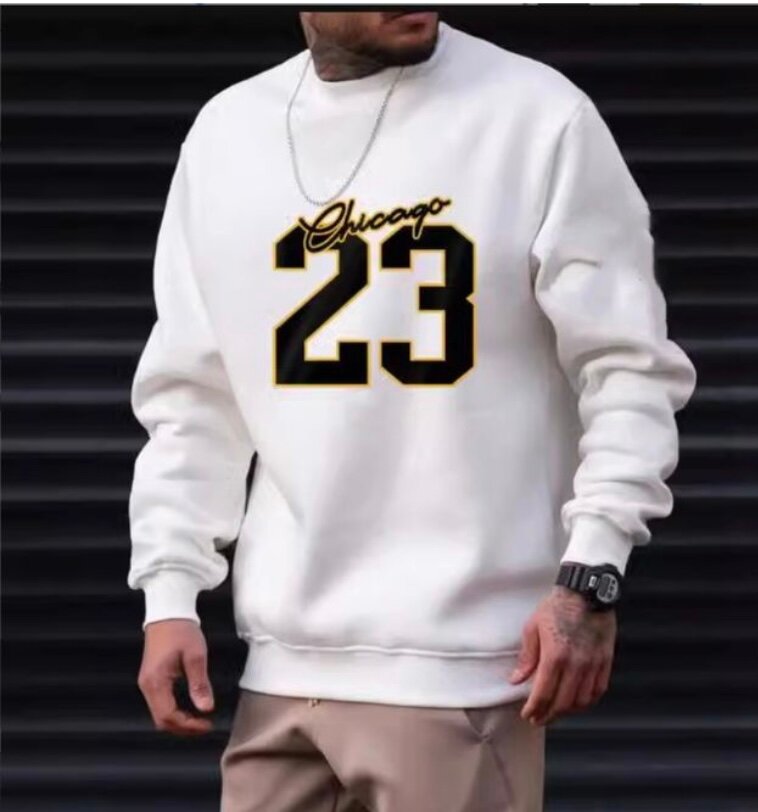 Sweatshirt Chicago 23 Blanc
