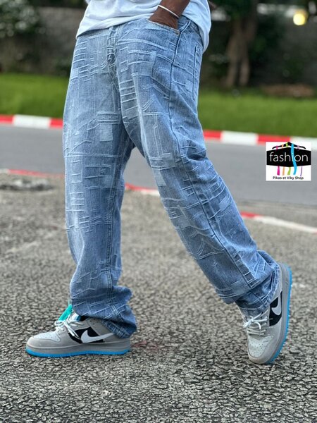 Jean baggy style urbain