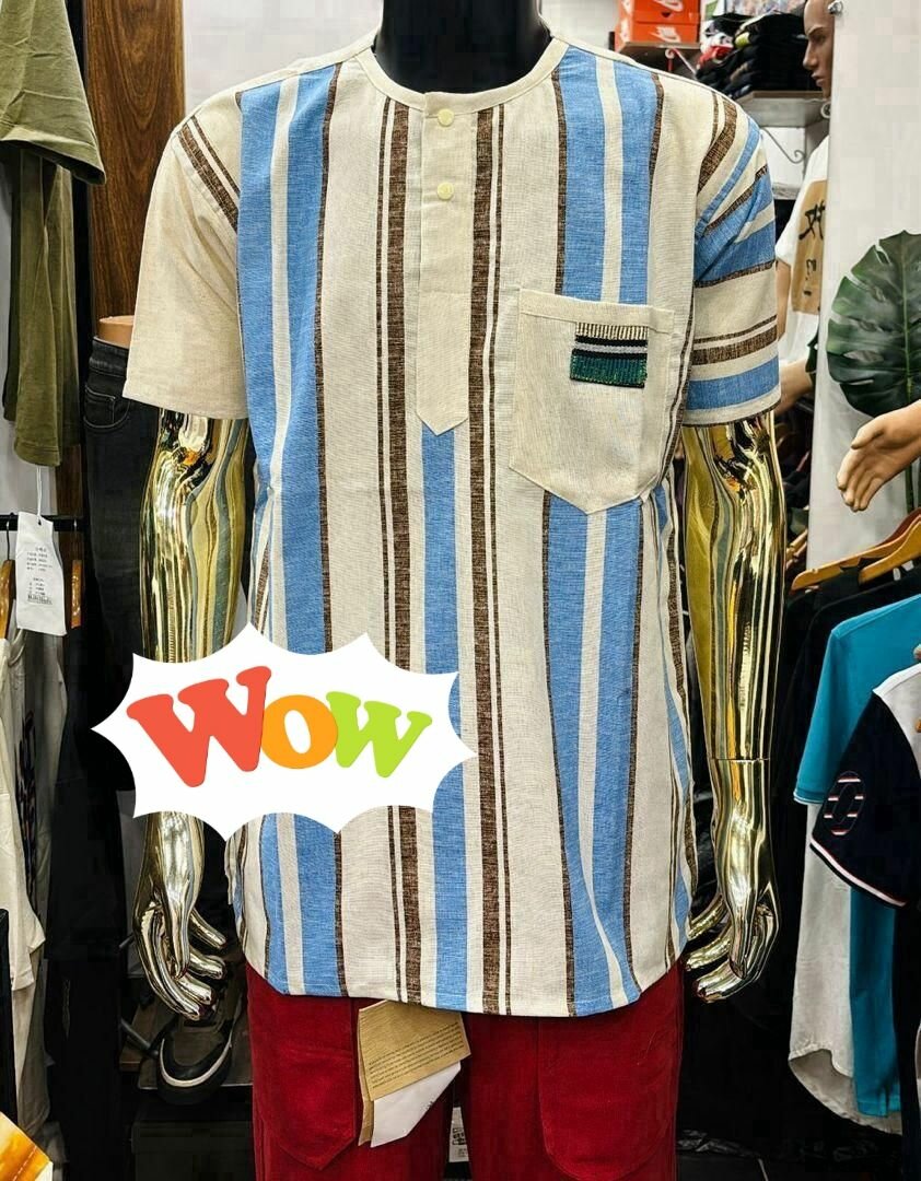 Chemise ethnique en coton