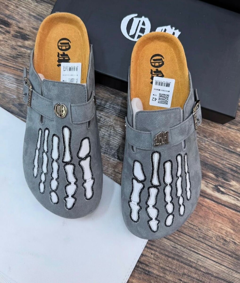 Mules squelettes tendance