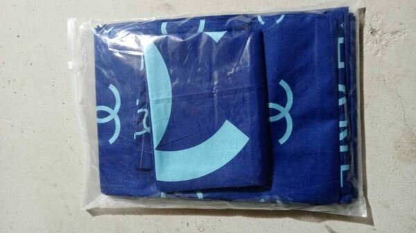 100% cotton sheets with print. Double size 