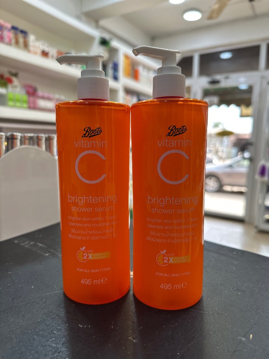 Boots vitamin c shower serum