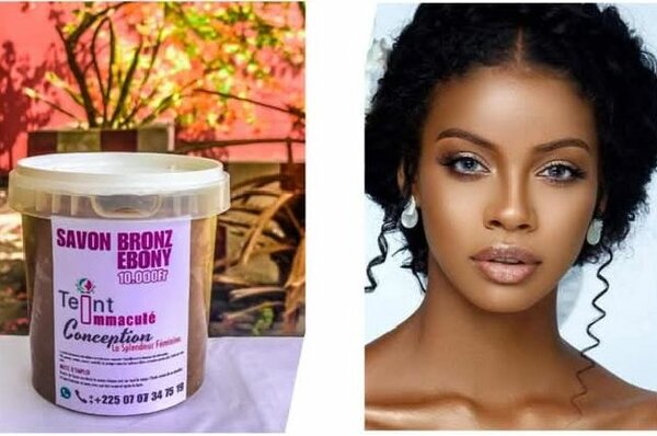 Savon Teint Marron Placard