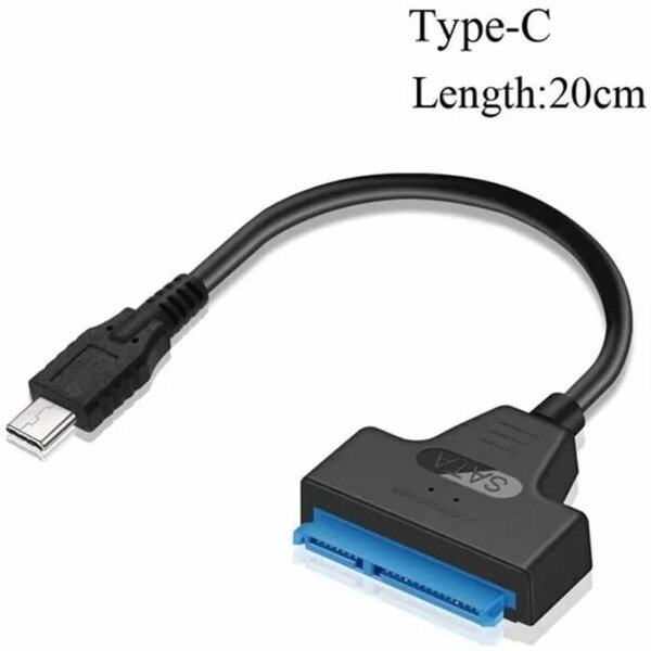 Adaptateur SATA vers Type-C 20cm