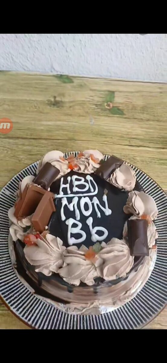 Gâteau d'anniversaire chocolat