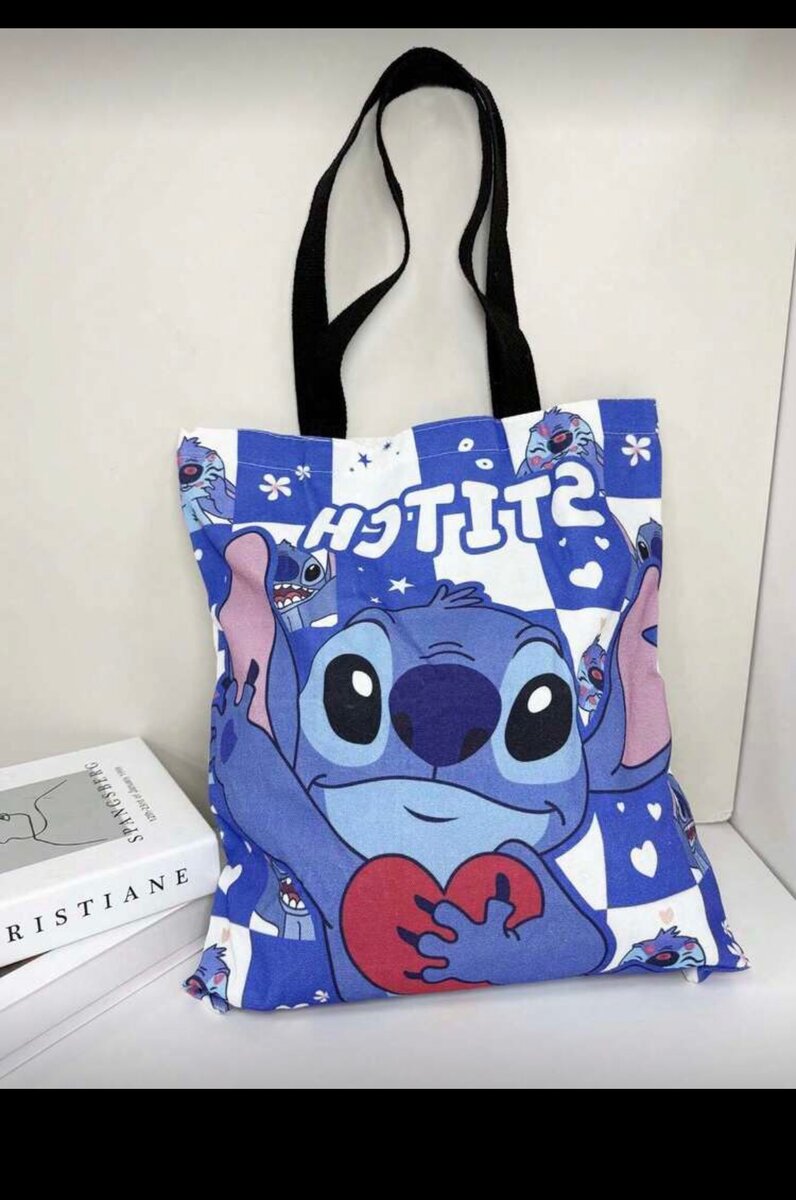 Sac cabas imprimé personnage