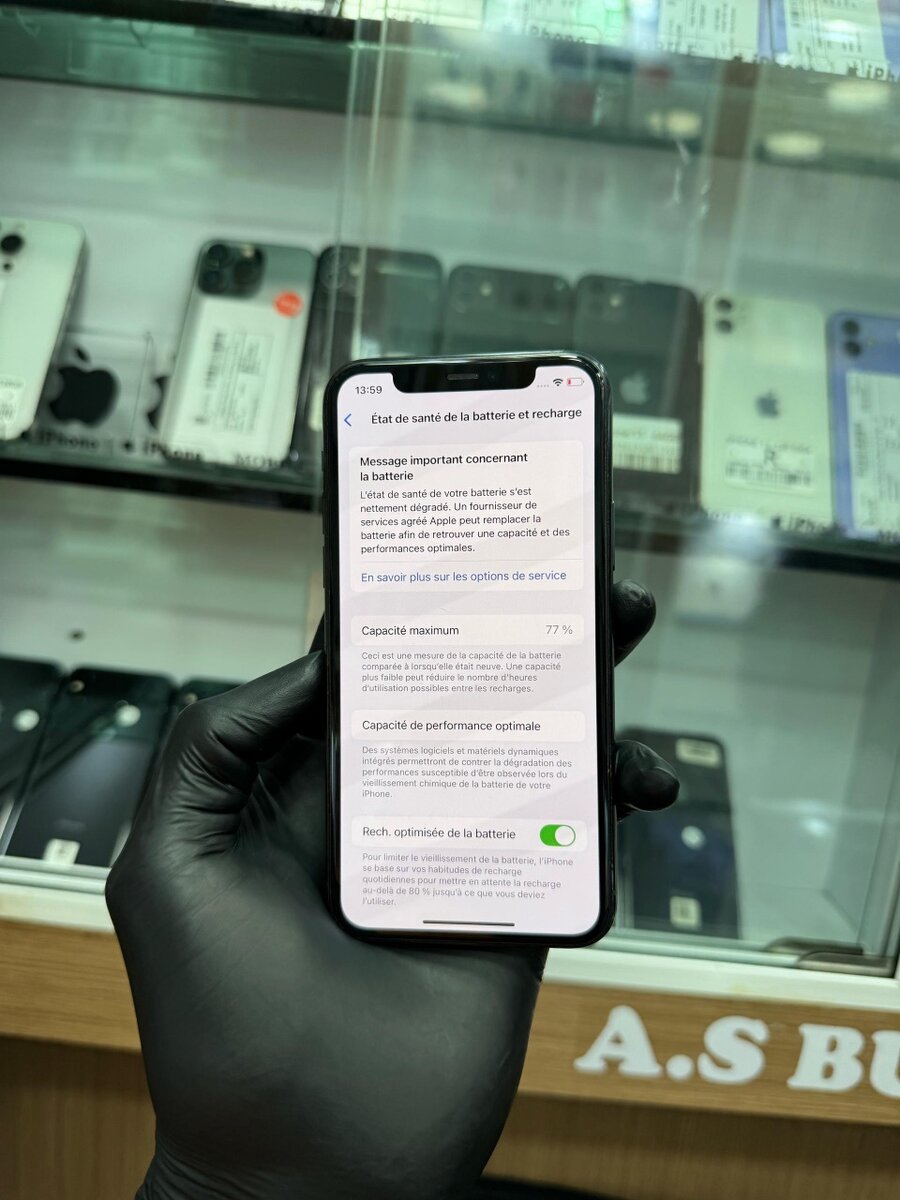 iphone Xs max 256giga sans id