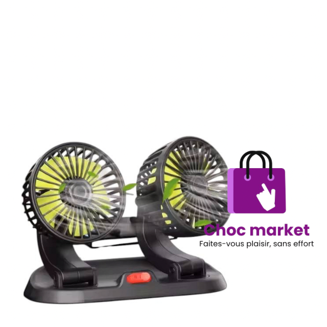 Ventilateur de voiture double