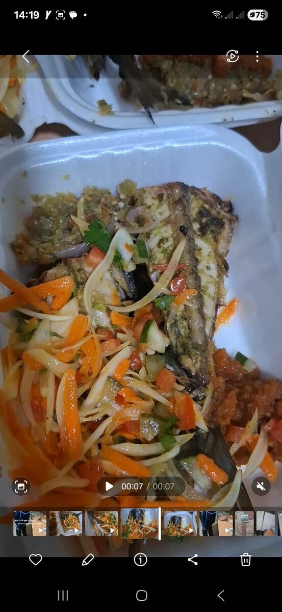 APF( attiéké,poisson,Fumée)