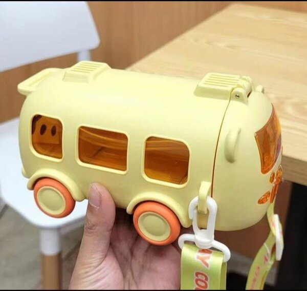 Kids Bus-Shaped Water Bottle