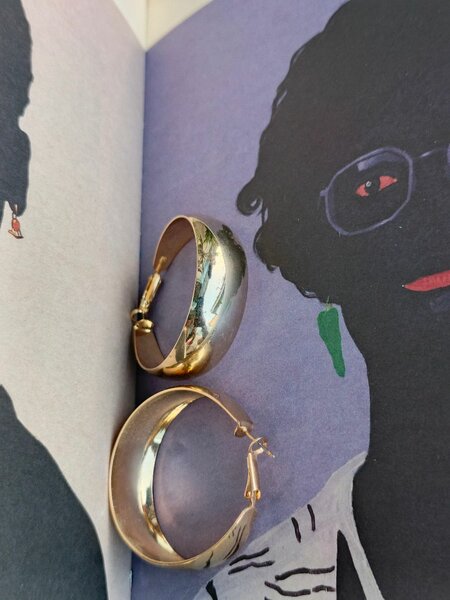 Boucles d'oreilles créoles dorées