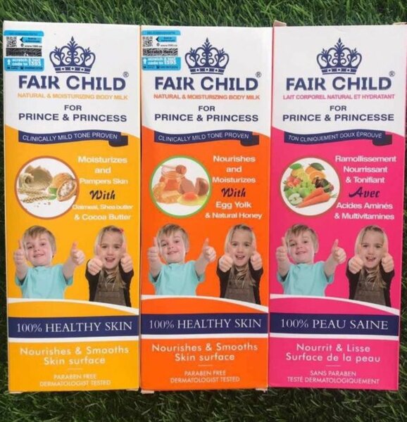 Kids lotions and shower gel