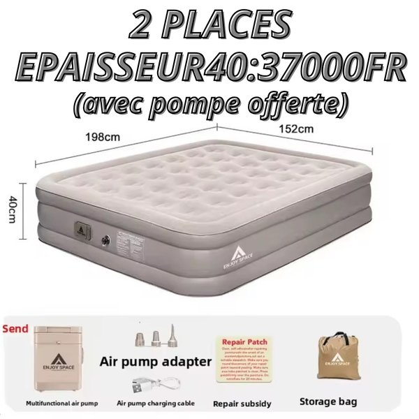 Matelas gonflable 2 places