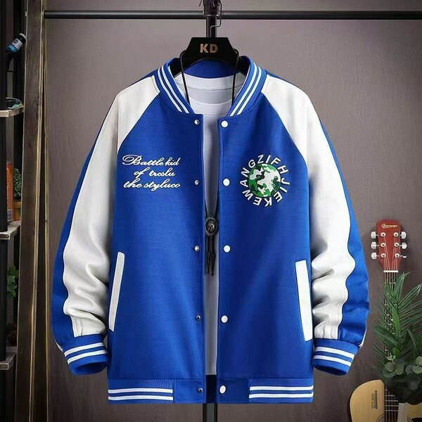 Veste style universitaire homme