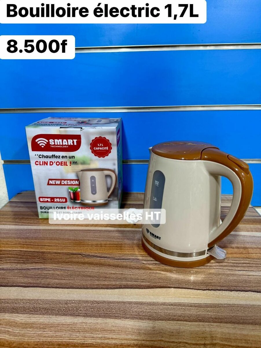 Bouilloire électrique 1.7L SMART