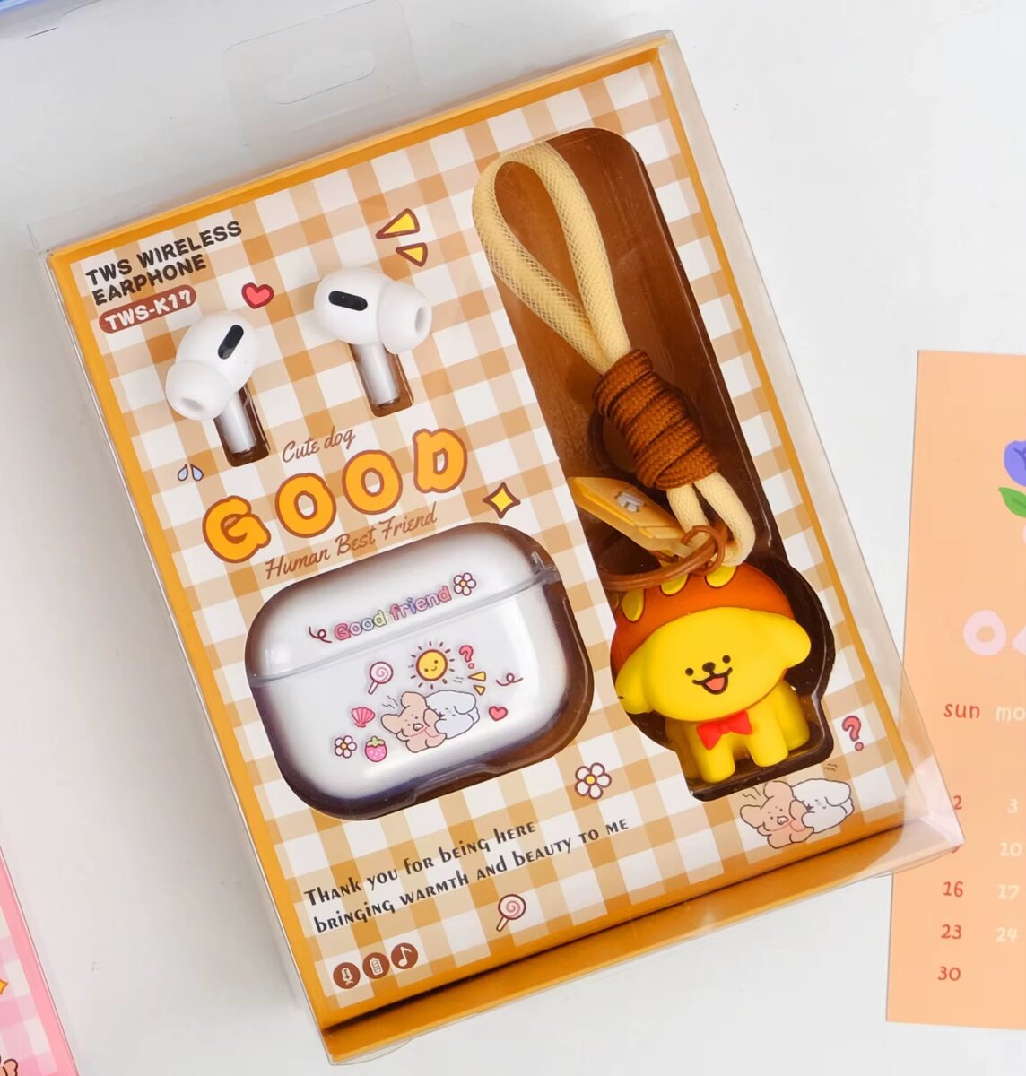 Écouteurs sans fil TWS mignons