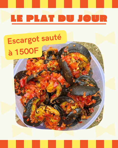 Escargot sauté épicé