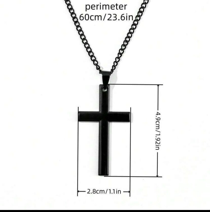 Chaîne à pendentif croix