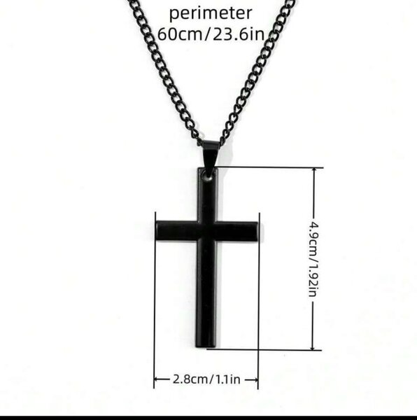 Chaîne à pendentif croix