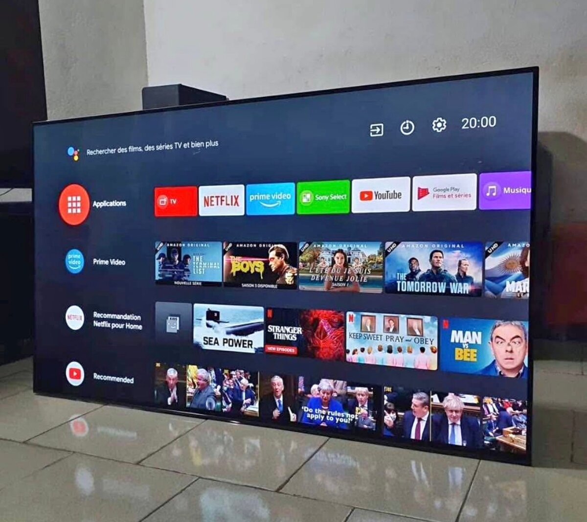 Smart TV Ultra HD 55 pouces