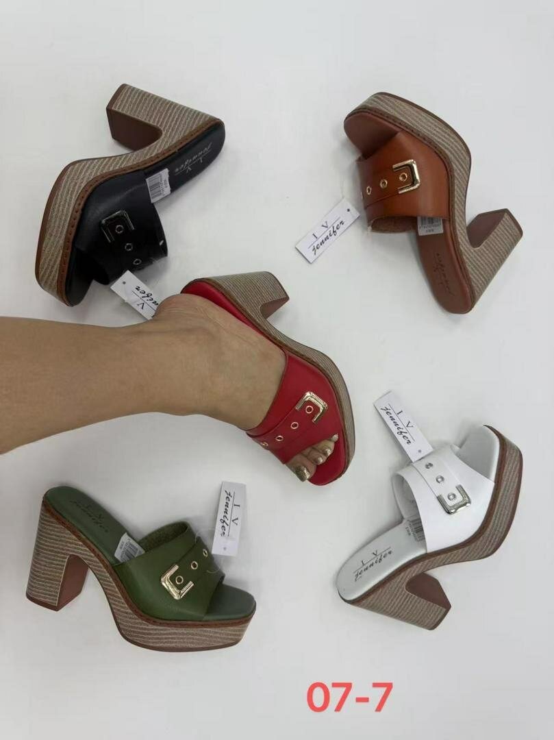 Mules à talons tendance