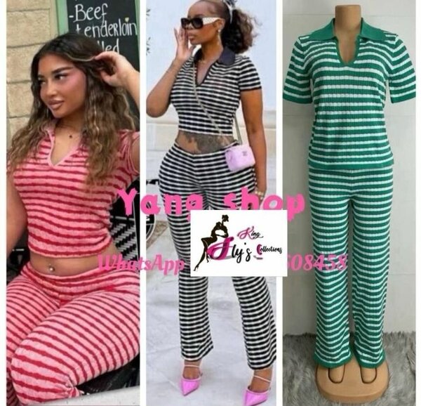 Ensemble rayé femme