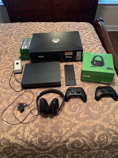 Console Xbox One avec accessoires